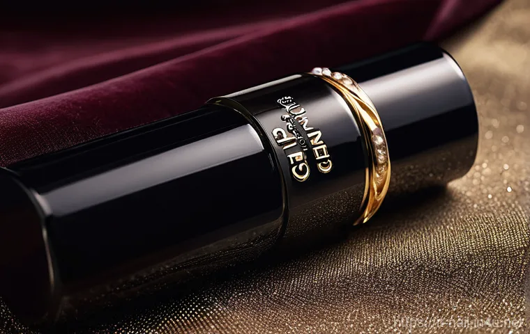 샤넬 네일 폴리시 인기 색상 비교 - **Chanel Rouge Noir - Elegant Evening Glamour**
    A close-up of a sophisticated female hand, adorn...