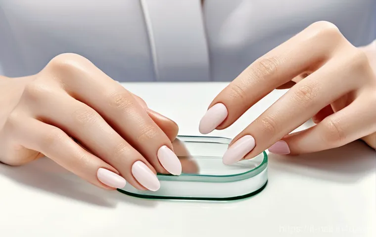 유리 파일과 금속 파일 비교 - **Prompt 1: The Gentle Touch of Glass**
    "A close-up shot of elegant hands, possibly a woman's, g...